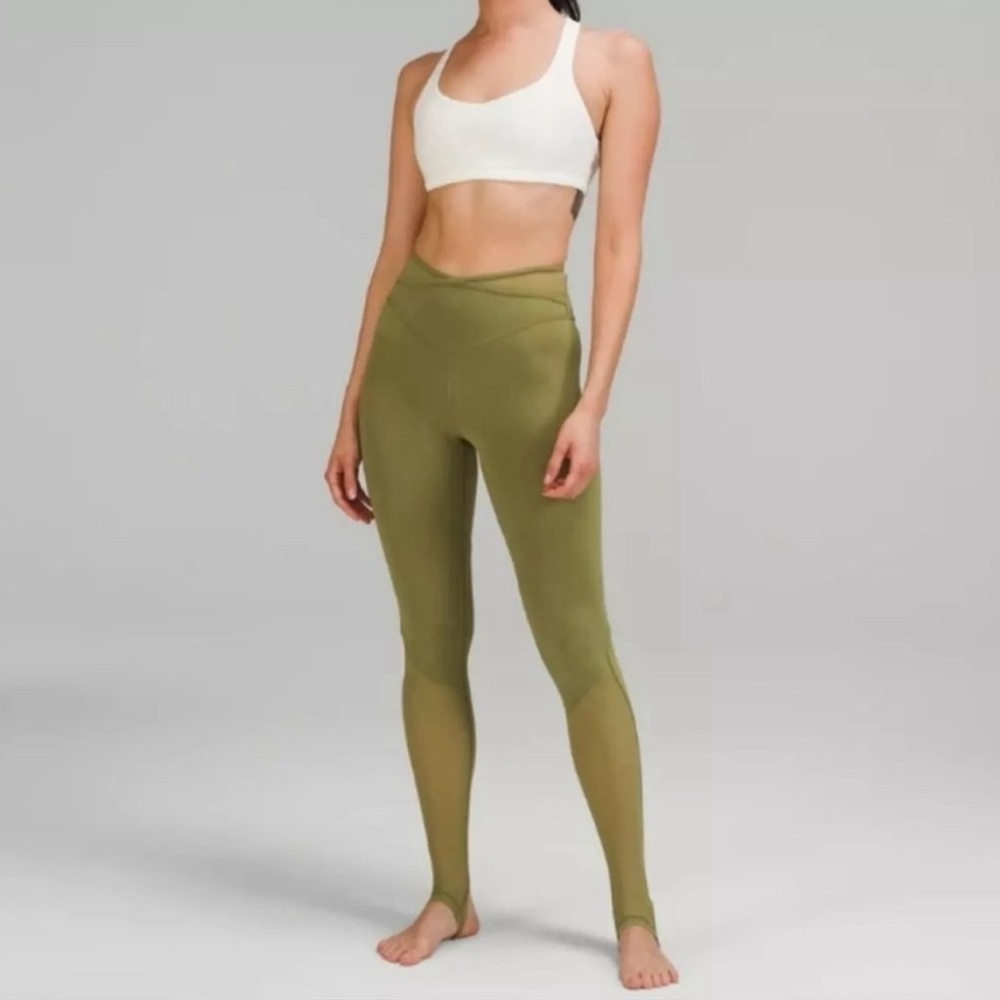 Lululemon Nulu and Crisscross Mesh Stirrup Tight